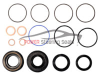 Power steering rack and pinion seal kit for Mazda Protege.