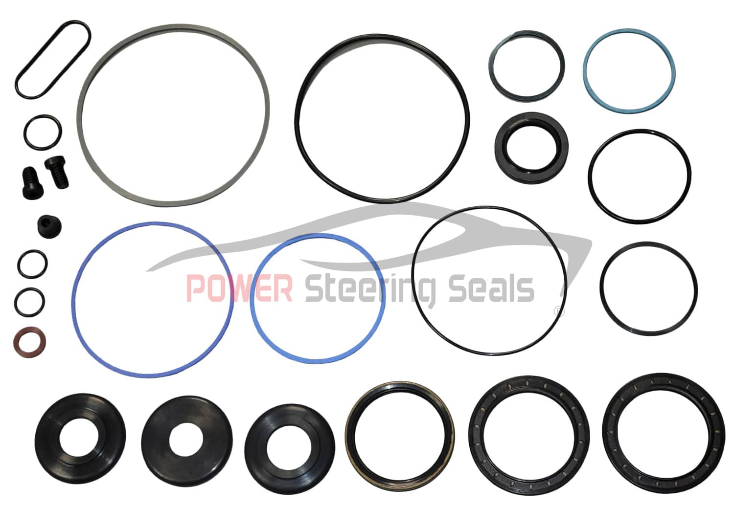 Edelmann 9168 Heavy Duty Steering Gear Seal Kit - Major Rebuild Kit For ZF Model 8014